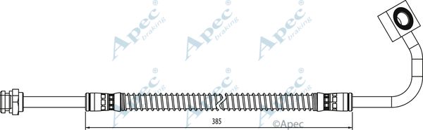 APEC BRAKING Тормозной шланг HOS4019